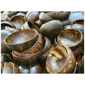 HIGH QUALITY Eco Sustainable Coconut Shell Bowl Best Selling Premium Kitchenware Smoothie <b>Set</b> Bulk - Product Image 1