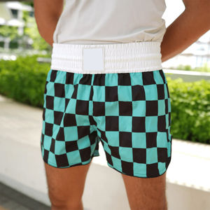 Shorts de Muay Thai Sublimados al por Mayor con Banda de Goma, Logotipo Personalizado, Lavables, para Deportes de Artes Marciales, Kick Boxing, Mauy Thai - Product Image 4