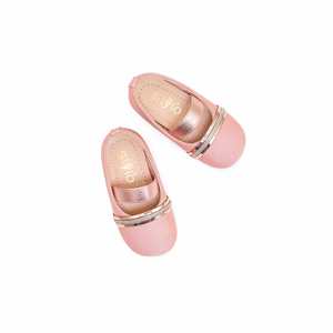 Sandales décontractées à talon pêche pour filles KD2265 - Product Image 1