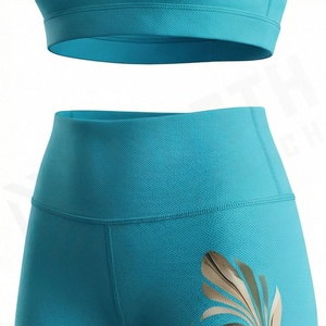 New Yoga Sets Fitness Women Backless Gym Padded Two Piece Training <b>Workout</b> Scrunch <b>Jumpsuit</b> Athletic Activewear Clothing - Product Image 5