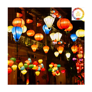 Linterna de Seda de Bambú |   Linterna Vietnamita Hecha a Mano |   Luz Decorativa LED para Festivales, Proveedor Mayorista - Product Image 5