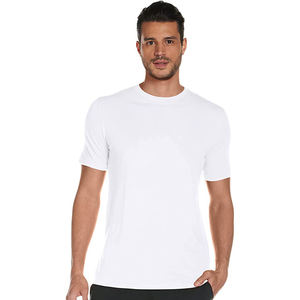 Camiseta Blanca para Hombre, Diseño Sólido, Transpirable, de Algodón, Informal, de Manga Corta, para Verano - Product Image 5