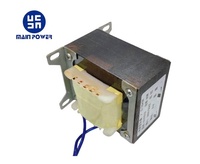 Transformateur de puissance monophasé 50Hz-60Hz EI66 pour four et micro-ondes avec bobine toroïdale, sortie 12V/24V/36V/48V