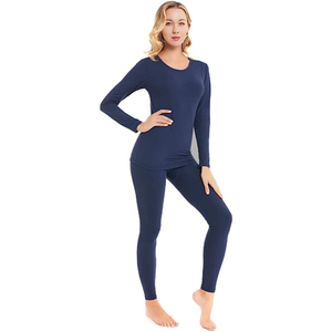 Conjunto de Dos Piezas de Ropa Interior Térmica para Mujer, Transpirable, para Invierno, 92% de Tela Térmica - Product Image 3