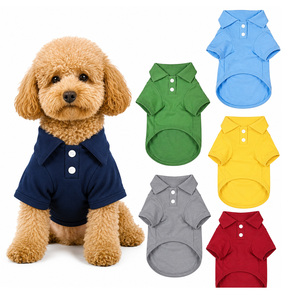 Custom <b>Pet</b> Polo Shirts for Dogs & Cats | <b>Blank</b> Dog Polo T-Shirts | OEM Custom Logo <b>Pet</b> Clothing Manufacturer - Product Image 2
