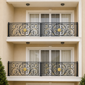 Encuentre impresionantes opciones de barandillas de hierro forjado hechas a mano que mejoran la seguridad de su hogar y ofrecen un atractivo exterior excepcional. - Product Image 3