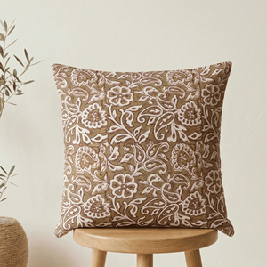 Traditional Handmade Block Print Vintage Washable Eco-Friendly Customized Indian Cotton Cushion Cover Sofa Throw Wholesale - Product Image 1