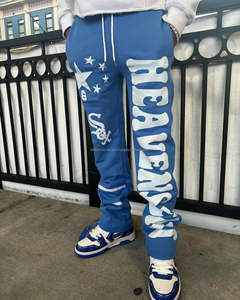 2025 pantalon de survêtement évasé décontracté pour hommes légers pantalons et pantalons avec logo multicolore personnalisés - Product Image 4