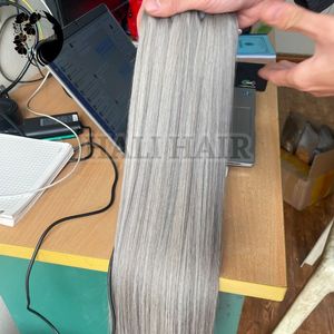 Trama vietnamita de cabello humano liso Remy 100%, suministro de fábrica de extremo súper doble dibujado con envío rápido, calidad asegurada, cabello Hali - Product Image 4