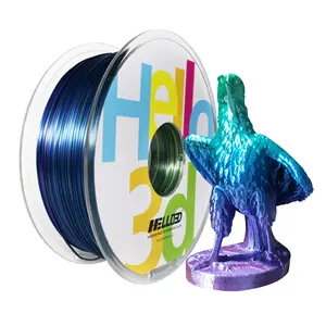 Hello 3D, filaments arc-en-ciel pour imprimante 3d, filaments 3D de 1.75mm, vente en gros