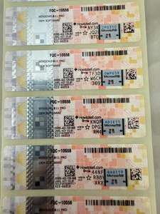 10 가정용 글로벌 활성화 운영 체제 OEM 키 스티커 라이센스 COA 라벨 브랜드 새로운 BlueSilver 또는 Red 빠른 배송 - Product Image 4