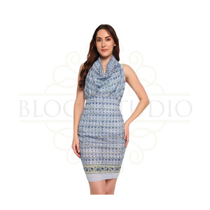 Sarong de Algodón con Estampado a Mano a Excelente Precio para Mujer, Ligero, para Usar como Cubrebañador, Ropa de Playa y Resort para el Verano - Product Image 2