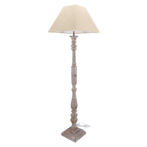 Lampe de table vintage de luxe en laiton, modèle long avec abat-jour en tissu noir, style antique, base torsadée dorée, éclairage décoratif pour la maison - Product Image 6