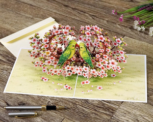 Sobre para Tarjeta de Regalo Personalizado con Tarjetas de Felicitación 3D de Lujo con Diseño de Amor - Product Image 5