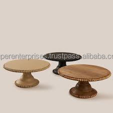 Market Trending Wood Cake <b>Stand</b> With High Quality <b>Table</b> <b>Top</b> Custom Finishing Design Available Round Cake <b>Stand</b> With Custom Shape - Product Image 2