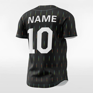 Camisetas de Béisbol con Diseño Personalizado, Impresión Digital, Transpirables, Manga Corta, Venta al Por Mayor, Uniformes de Dos Botones, Servicio OEM ODM - Product Image 3