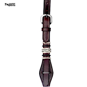 Gran oferta 2025, banda para cejas de cuero occidental impermeable duradera personalizada, brida, estilo sillín inglés, puestos para cabeza, fábrica al por mayor - Product Image 4