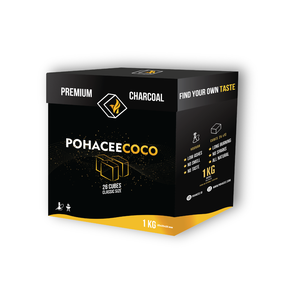 Briquetas de carbón Shisha de cáscara de coco indonesio de ceniza blanca de primera calidad mundial para carbón de Cachimba de etiqueta privada de India - Product Image 1