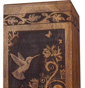 Urnas de Cremación de Madera de Diseño Único y Alta Calidad para Adultos, Urnas Funerarias de Madera, Tamaño Personalizado, Artículos Funerarios - Product Image 6