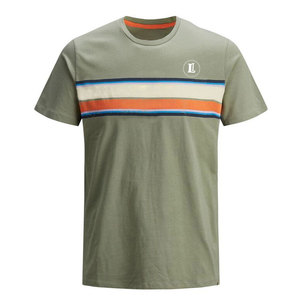 เสื้อยืดผู้ชายทรงปกติ คุณภาพสูง ผ้าฝ้าย 100% สีสันปรับแต่งได้ ระบายอากาศดี ดีไซน์ลำลอง ราคาสุดคุ้ม - Product Image 1