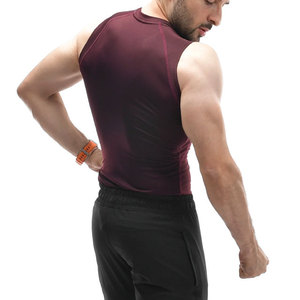 Summer Fit <b>Men</b> <b>Compression</b> Vintage Athletic Outdoor Custom Heavyweight Material Stretchable Gym Wear Tank Top Blank Jersey - Product Image 4