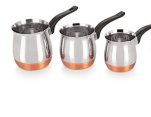 Carafe à café en acier inoxydable MIINOX avec base en cuivre, design minimaliste durable, pour la préparation du thé, isotherme de qualité supérieure, 1L - Product Image 1