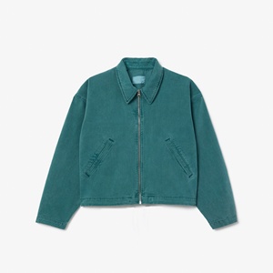 Veste de travail en denim délavé pour homme, veste de travail en toile, vêtements de travail robustes, veste de travail d'hiver pour l'extérieur - Product Image 4
