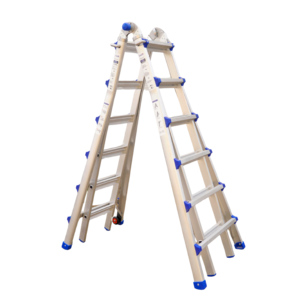 VIETLADDERS NVLB-45 EN131 Échelles pliantes compactes multi-usages en aluminium pour usage domestique, échafaudage combiné, utilisation hôtelière et résidentielle - Product Image 1