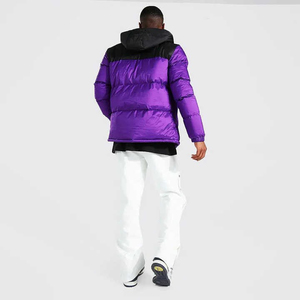 Vestes matelassées imperméables en polyester pour homme High Street 2026, design personnalisé avec capuche pour homme - Product Image 2