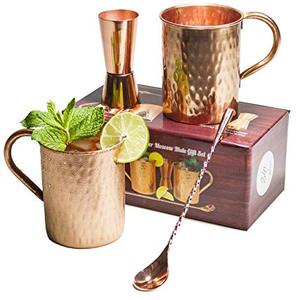 Taza Clásica de Cobre para Moscow Mule, Diseño Minimalista, Caja de Regalo, Regalo Empresarial, Ecológico, ODM - Product Image 3