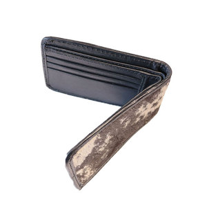 Portefeuille en cuir de vachette naturel pour homme, fin, pliable, fait main, cuir véritable de qualité supérieure - Product Image 5