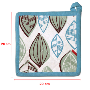 Porte-ustensiles en coton 100% imprimé, de qualité supérieure, doux, isolants thermiquement, pour la cuisine et la table. - Product Image 5