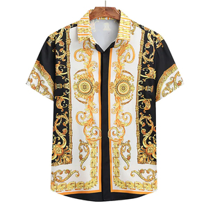 เสื้อเชิ้ตชายหาดพิมพ์ลายขายส่ง แขนยาว ผ้าโพลีเอสเตอร์/คอตตอน ไซส์ใหญ่ ป้องกันรังสียูวี 50+ แห้งเร็ว ระบายอากาศได้ดี ผ้าแฟลนเนลฮาวาย - Product Image 5
