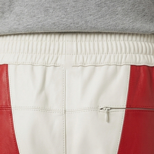 Wholesale Men's PU <b>Leather</b> Oversized Mid Waist Solid Pattern Hip Hop Style Loose Fit Elastic Breathable Eco-Friendly <b>Shorts</b> - Product Image 5