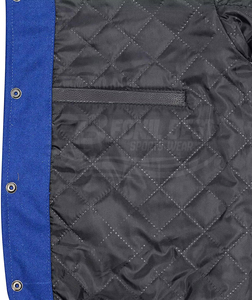 Blouson Bomber Décontracté Homme Coupe Slim Personnalisable Col Montant Boutons Devant Service OEM Disponible Conception Personnalisée Lettres - Product Image 6