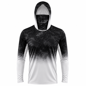 Chemise de pêche pour hommes d'extérieur à capuche, vêtements de performance, usine de vêtements OEM ODM - Product Image 5
