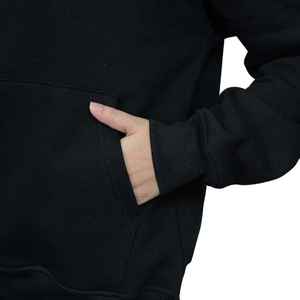 Sudaderas con Capucha y Sudaderas de Felpa de Algodón Teñido Liso de Primera Calidad, Sudadera con Capucha Negra de Alta Calidad y Peso Pesado para Uso Diario - Product Image 6