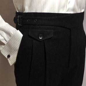 High Quality Midweight 100% Cotton Casual Canvas Garment Dyed Breathable Quick Dry Customized Logo <b>Drawstring</b> Men's <b>Trousers</b> - Product Image 4