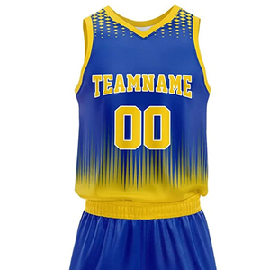 Tenue de basketball pour homme, maillot à manches longues et short, ensemble d'entraînement athlétique disponible avec design personnalisé - Product Image 4