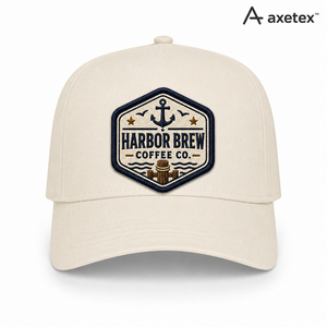 Harbor Brew Coffee Co. Embroidered Baseball <b>Cap</b> Unisex Cotton Casual <b>Hat</b> Spring Autumn 58-60CM - Product Image 1