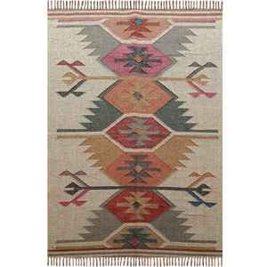 High-Quality Export Grade Hand Woven Jute-Woolen Kilim Rugs for Living Room Bedroom & Study - Product Image 2