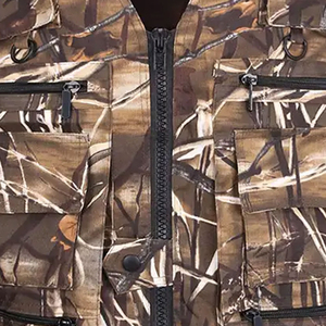 Gilet de chasse matelassé sans manches respirant en softshell, service OEM, gilet de chasse d'hiver personnalisé pour homme, chaud et isolé - Product Image 5