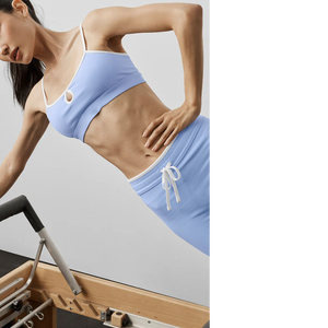 Ensembles de leggings et tops push-up à bretelles solides pour femmes, respirants, séchage rapide, en Spandex/Nylon, effet rehausseur de fessiers, pour la gym et le fitness - Product Image 5