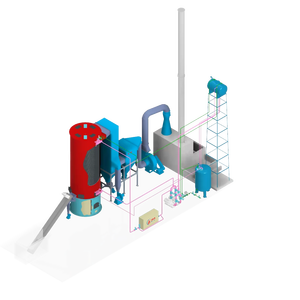 หม้อไอน้ำแบบใช้เชื้อเพลิงชีวมวล CFB แบบท่อน้ำ โครงสร้างถังคู่ ทำงานเสถียร 1–8 Mcal - Product Image 1