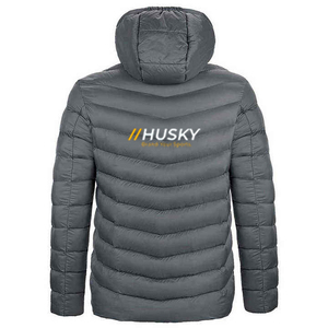 Lightweight Winter Travel Bubble <b>Jacket</b> for Men Zipper Camouflage Hooded Windproof Waterproof Stand Collar Foldable <b>Packable</b> - Product Image 2