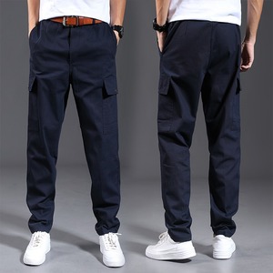 Pantalones de Trabajo para Hombre, de Cintura Media, Resistentes al Desgaste, de Doble Capa, con Logotipo Bordado Personalizado OEM, Precio de Fábrica China Bangladesh - Product Image 2