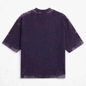 T-shirt à manches courtes en tricot pour homme GYM ACTIVE ENTERPRISES Acis Wash, coupe ample, épaules tombantes, coupe carrée, impression personnalisée - Product Image 3