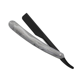 Professional Men's Shaving <b>Razors</b> in Style Cut Throat Plastic Handle Barber Straight <b>Razors</b> - Product Image 1
