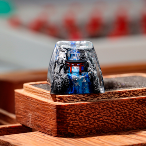 Keycaps Mystiques Anime, Keycaps Artisanaux Personnalisés, Keycaps Anime Mignons, Keycaps Verts, Ensemble de Keycaps, Keycaps en Résine - Product Image 4