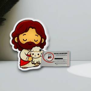 Paleta Magnética para Extensiones de Pestañas con Diseño de Cabra y Corazón de Diamante para Artistas de Pestañas, Soporte Acrílico Personalizado para Pestañas - Product Image 5